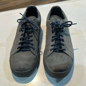 Puma suede grey and grey sole